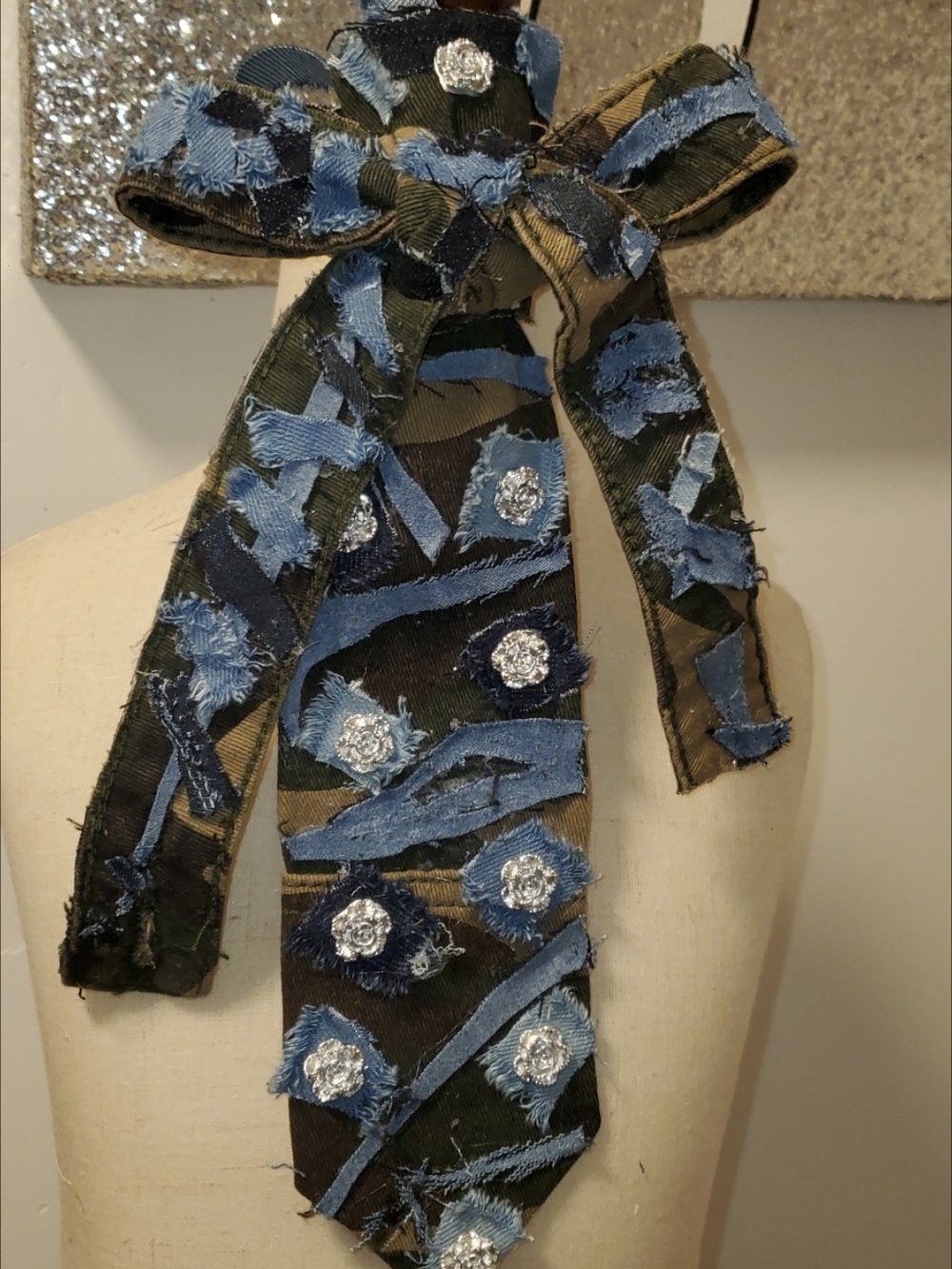 Custom Demin Necktie - Picture 2 of 2
